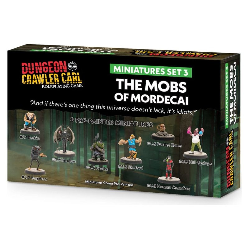 Dungeon Crawler Carl Miniatures Set 3 Mobs of Mordecai