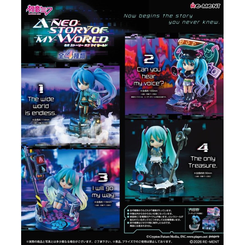 Hatsune Miku Mini Figures Neo Story 12 cm Blind Box Display (4)