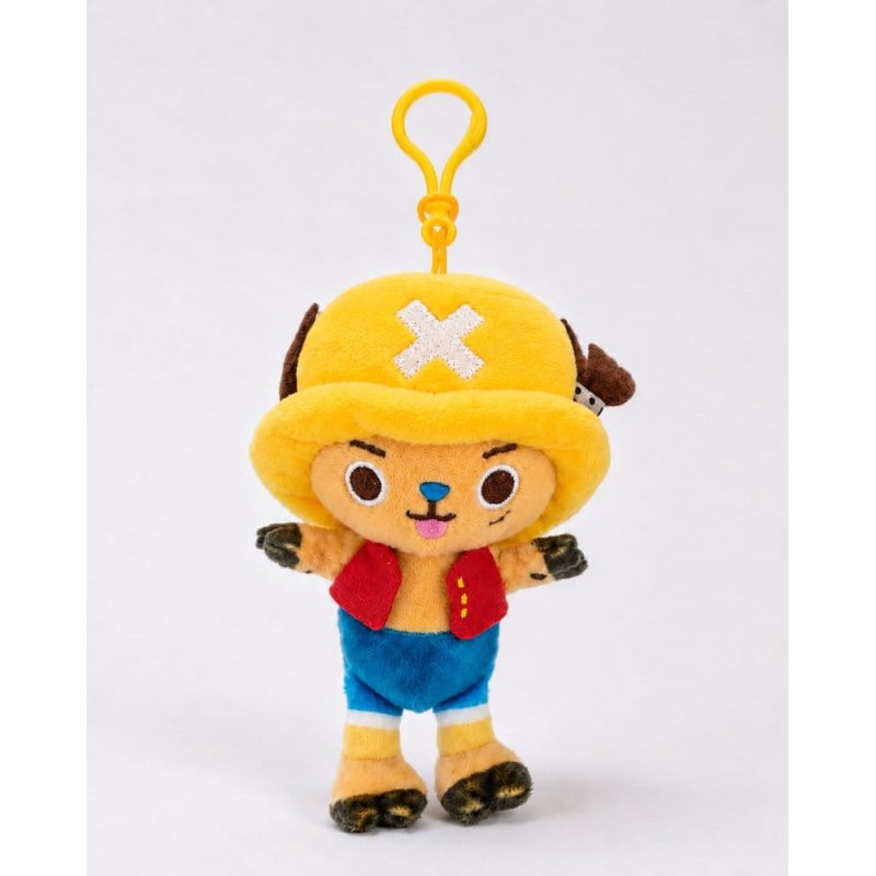 One Piece Plush Keychain Chopper x Luffy / Ruffy 11 cm
