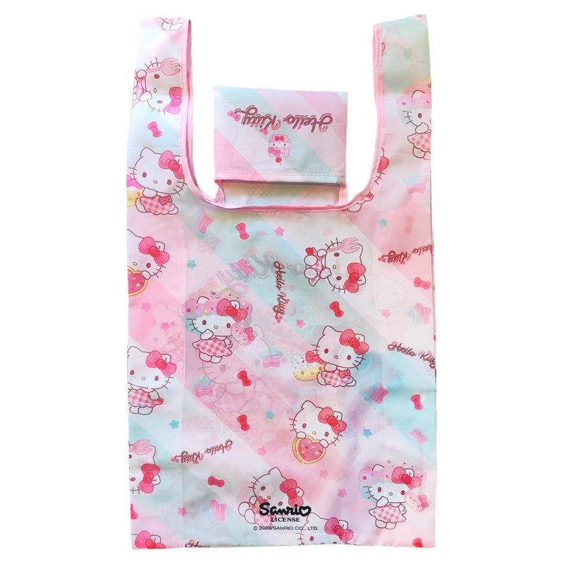 Sanrio Tote Bag Hello Kitty Snack And Sweet Foldable