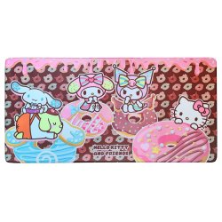Sanrio Pink Black Party Series XXL Mousepad Hello Kitty & Friends Donuts