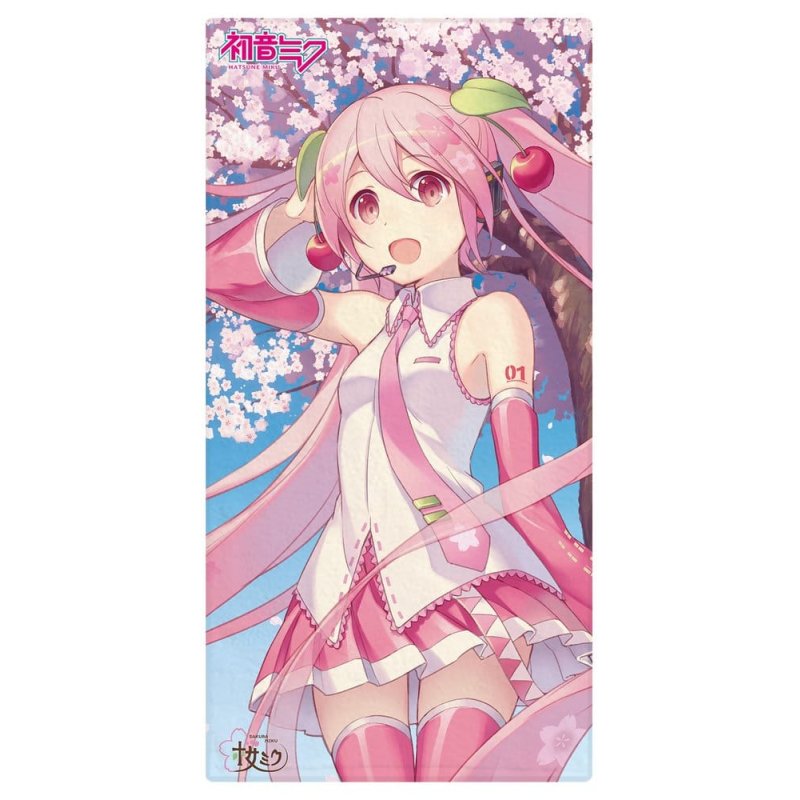 Hatsune Miku Towel Sakura 75 x 150 cm