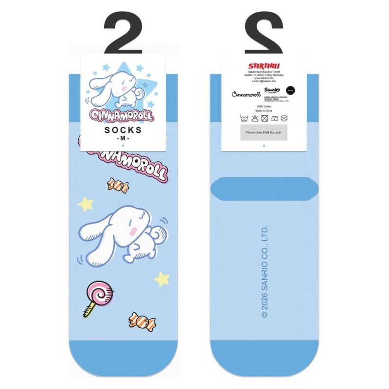 Sanrio Socks Cinnamoroll Dance Off Short 36-40