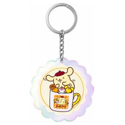 Sanrio Acrylic Keychain Pompompurin 30th Anniversary Squishy Cute Purin 01