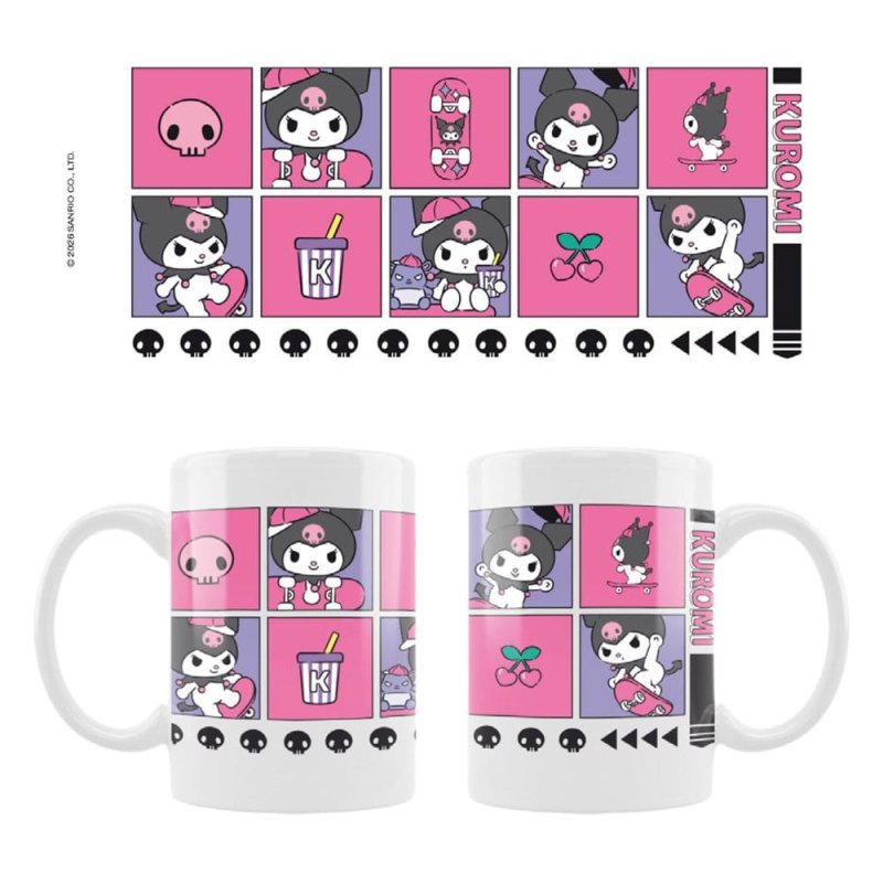 Sanrio Mug Kuromi Sk8 For Life