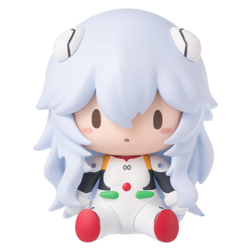 Evangelion: 3.0 1.0 Thrice Upon a Time Fuwa Petit Chibi Figure Rei: Long Hair 8 cm