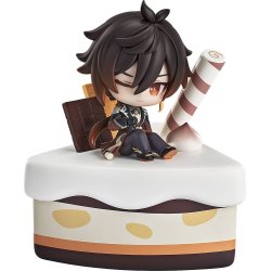 Genshin Impact Wondrous Travels Series Figure Zhongli Chibi 12 cm