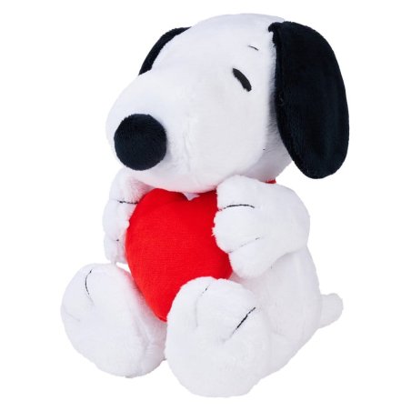 Peanuts Plush Figure Snoopy Sitting with Heart 25 cm