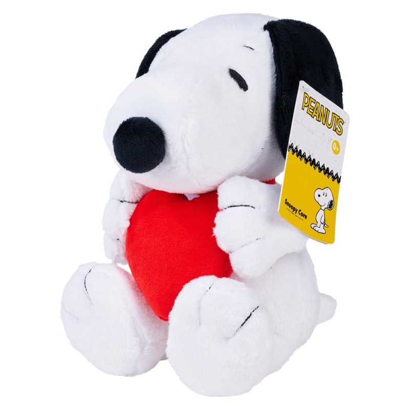 Peanuts Plush Figure Snoopy Sitting with Heart 25 cm