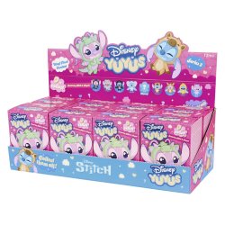 Disney YUYUS Plush Figure Stitch & Angel Blindbox Display (8)