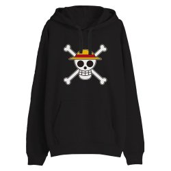 One Piece Sweater Skull Black Size L