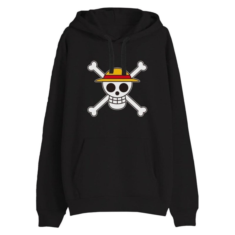 One Piece Sweater Skull Black Size XL
