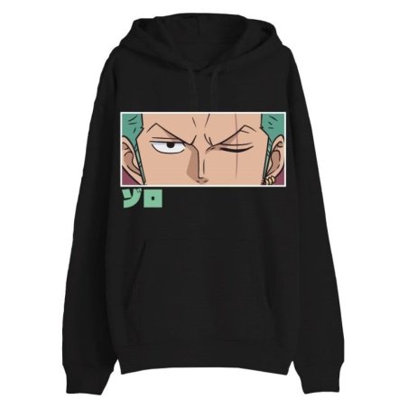 One Piece Sweater Roronoa Zoro Eyes Black Size M