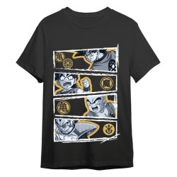 Dragon Ball Z T-Shirt Vegeta Black Size L