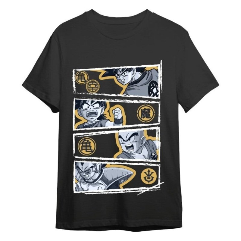 Dragon Ball Z T-Shirt Vegeta Black Size S