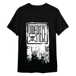 One Piece T-Shirt One Piece Logo Black Size L