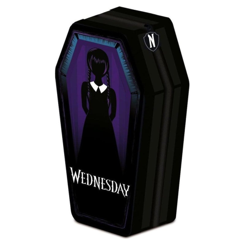 Wednesday Coffin Shaped Pencil Case