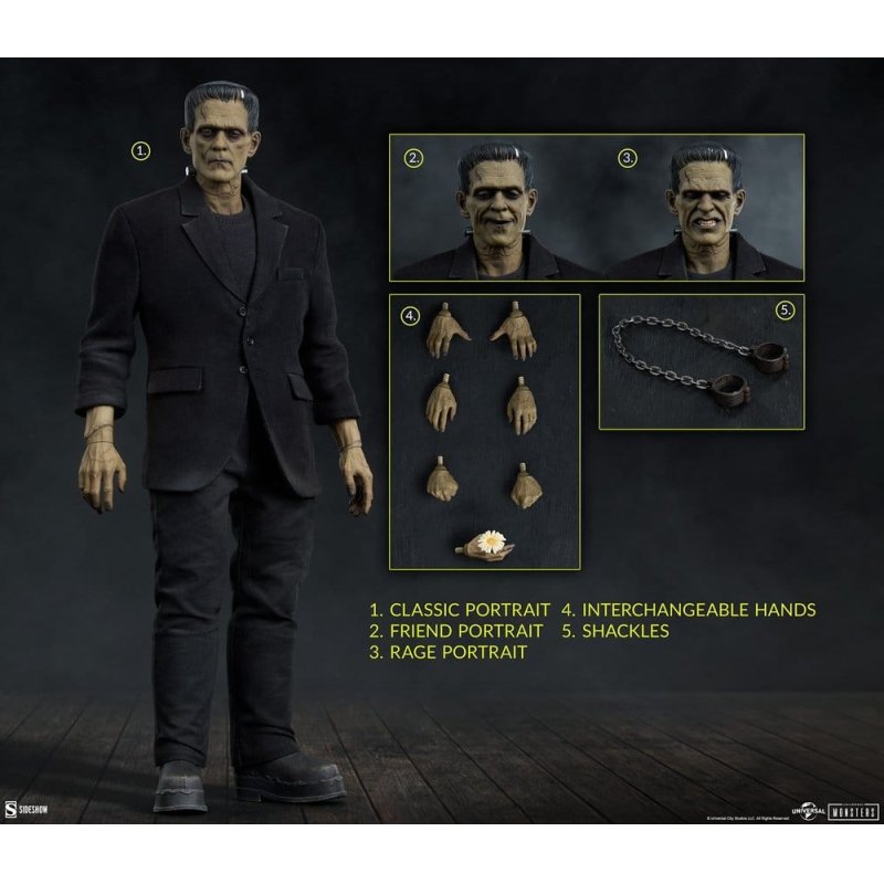 Universal Monsters Action Figure 1/6 Frankenstein (Deluxe Edition) 33 cm
