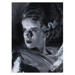 Bride of Frankenstein Art Print Bride of Frankenstein by Chris Valentine 41 x 31 cm - unframed