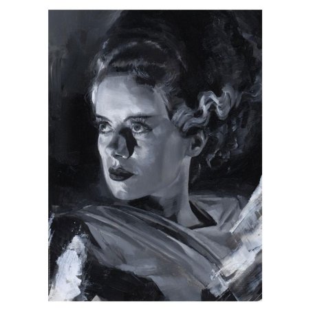 Bride of Frankenstein Art Print Bride of Frankenstein by Chris Valentine 41 x 31 cm - unframed