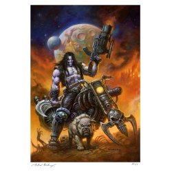 DC Comics Fine Art Print Lobo™: The Main Man by Alex Horley 46 x 61 cm - unframed