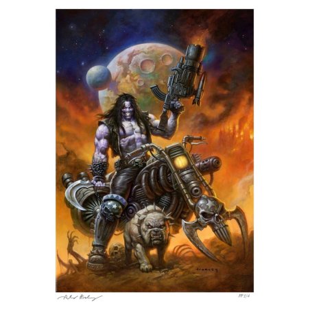 DC Comics Fine Art Print Lobo™: The Main Man by Alex Horley 46 x 61 cm - unframed