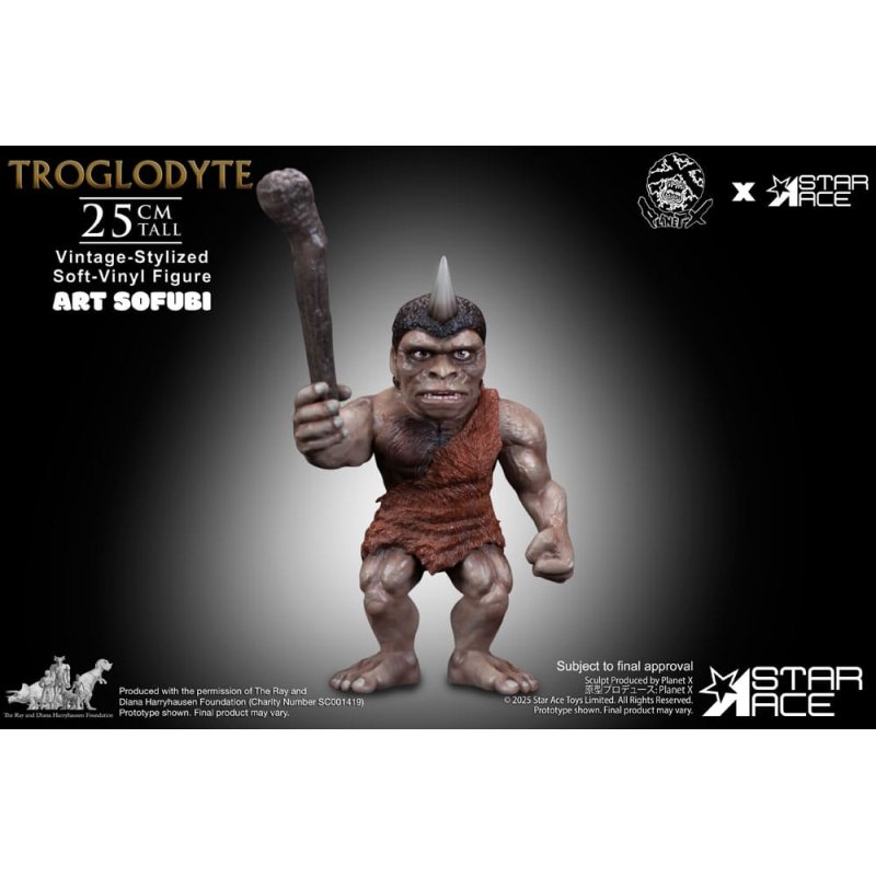 Ray Harryhausen Soft Vinyl Statue Troglodyte (Vintage-Style) 25 cm