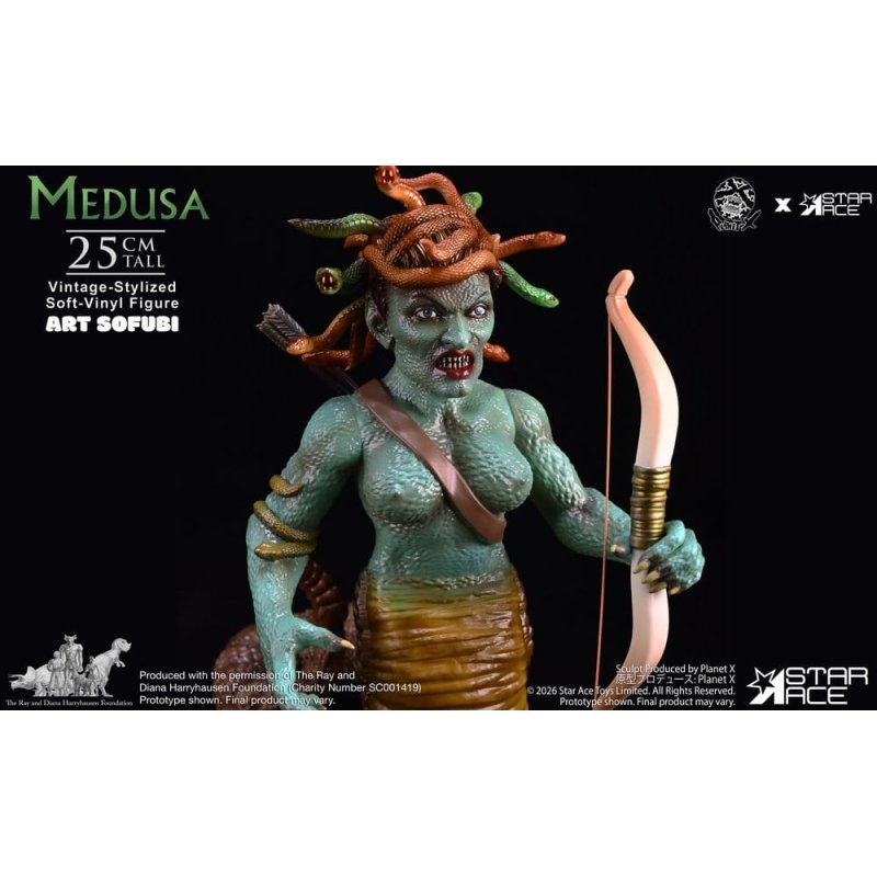 Ray Harryhausen Soft Vinyl Statue Medusa Vintage-Style 25 cm