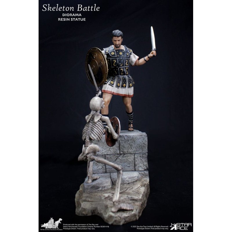 Ray Harryhausen Diorama 1/8 Skeleton Battle Scene 30 cm
