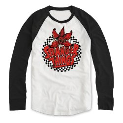 Stranger Things Sweatshirt Checkered Circle Ls Size S
