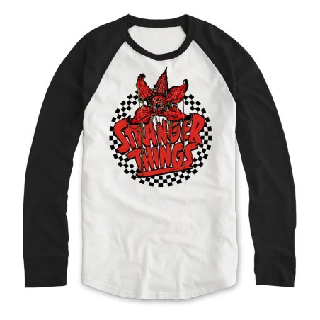 Stranger Things Sweatshirt Checkered Circle Ls Size S
