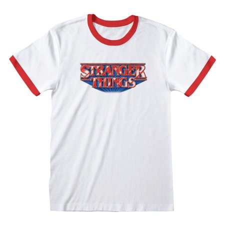 Stranger Things T-Shirt Retro Logo Size L