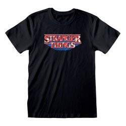 Stranger Things T-Shirt Retro Logo Size S