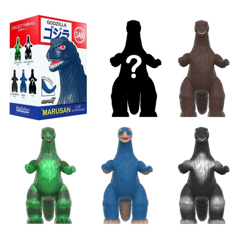 Godzilla Toho (Marusan) Action Figure Blind Box Wave 6 Display (12)