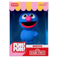 Sesame Street Fun! Fun! Soft Vinyl Figur Wave 01 - Grover 18 cm