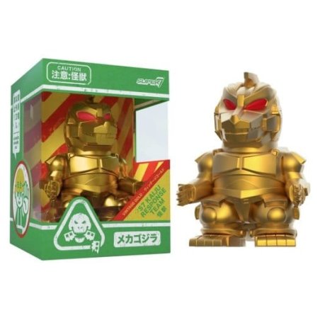 Godzilla Toho Fun! Fun! Mini Figure Mechagodzilla (Vintage Toy Gold)