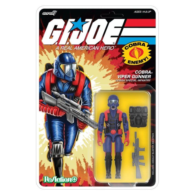 G.I. Joe ReAction Action Figure Wave 09 Cobra Viper Gunner