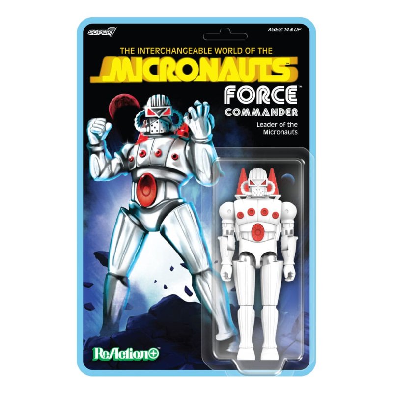 Micronauts ReAction Action Figure Force Commander 9 cm