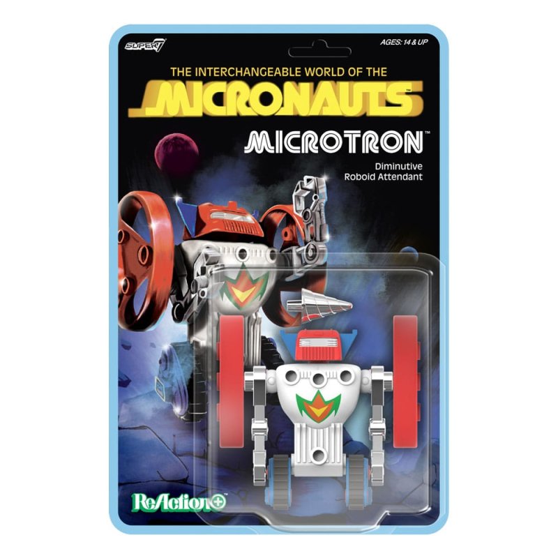 Micronauts ReAction Action Figure Microtron 9 cm
