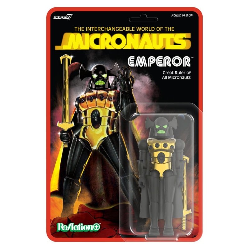Micronauts ReAction Action Figure Wave 03 Emperor 10 cm