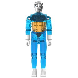 Micronauts ReAction Action Figure Wave 03 Time Traveler (Translucent Blue) 10 cm