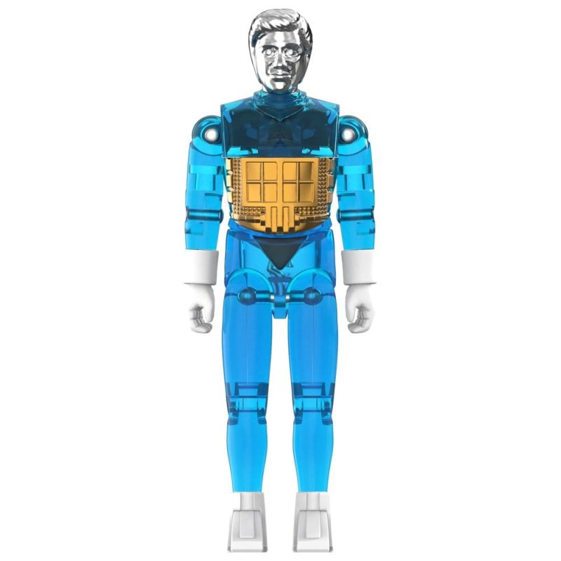 Micronauts ReAction Action Figure Wave 03 Time Traveler (Translucent Blue) 10 cm