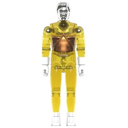 Micronauts ReAction Action Figure Wave 03 Time Traveler (Translucent Yellow) 10 cm