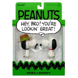 Peanuts ReAction Action Figures 2-Pack Snoopy & Spike 10 cm