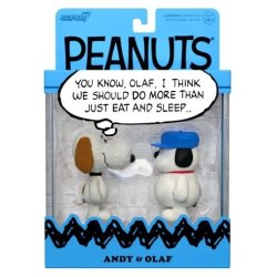 Peanuts ReAction Action Figures 2-Pack Olaf & Andy 10 cm