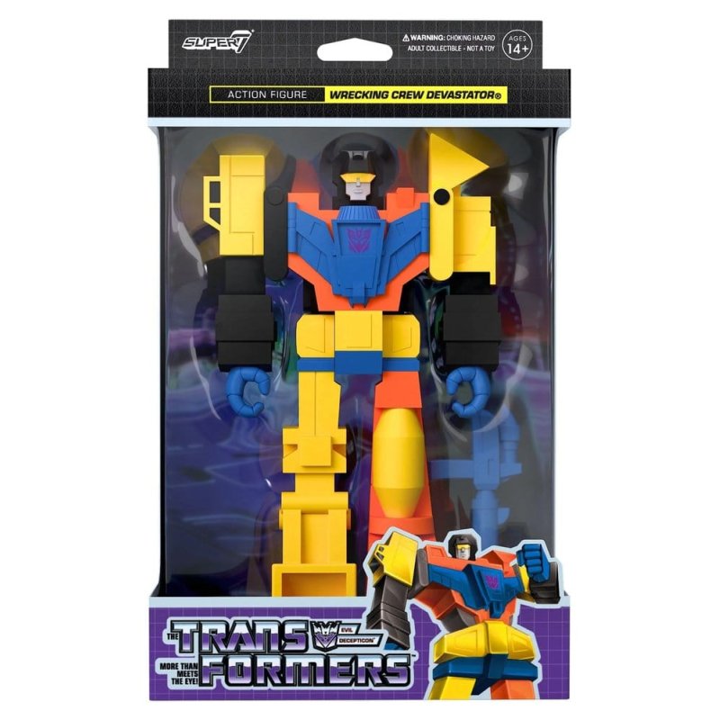 Transformers ReAction Action Figure Devastator 10 cm