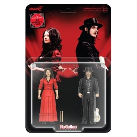 White Stripes ReAction Action Figures 2-Pack Wave 01 The White Stripes (Get Behind Me Satan) 10 cm