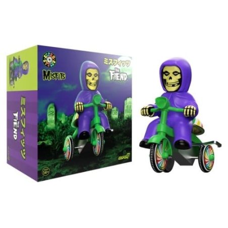 Misfits Super Cycles Vehicle Fiend (Purple w/ Green Trike)
