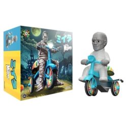 Universal Monsters Super Cycles Vehicle The Mummy (Light Grey w/ Blue Trike)