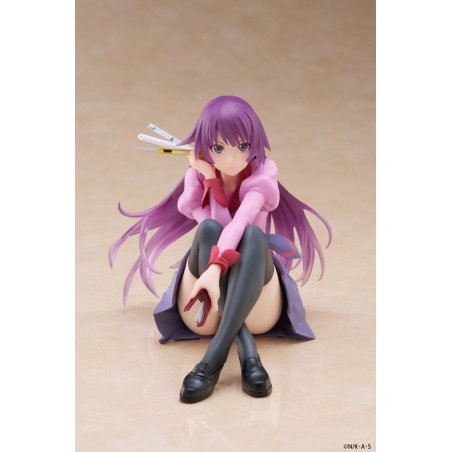 Monogatari PVC Statue Desktop Cute Figure Hitagi Senjougahara 13 cm